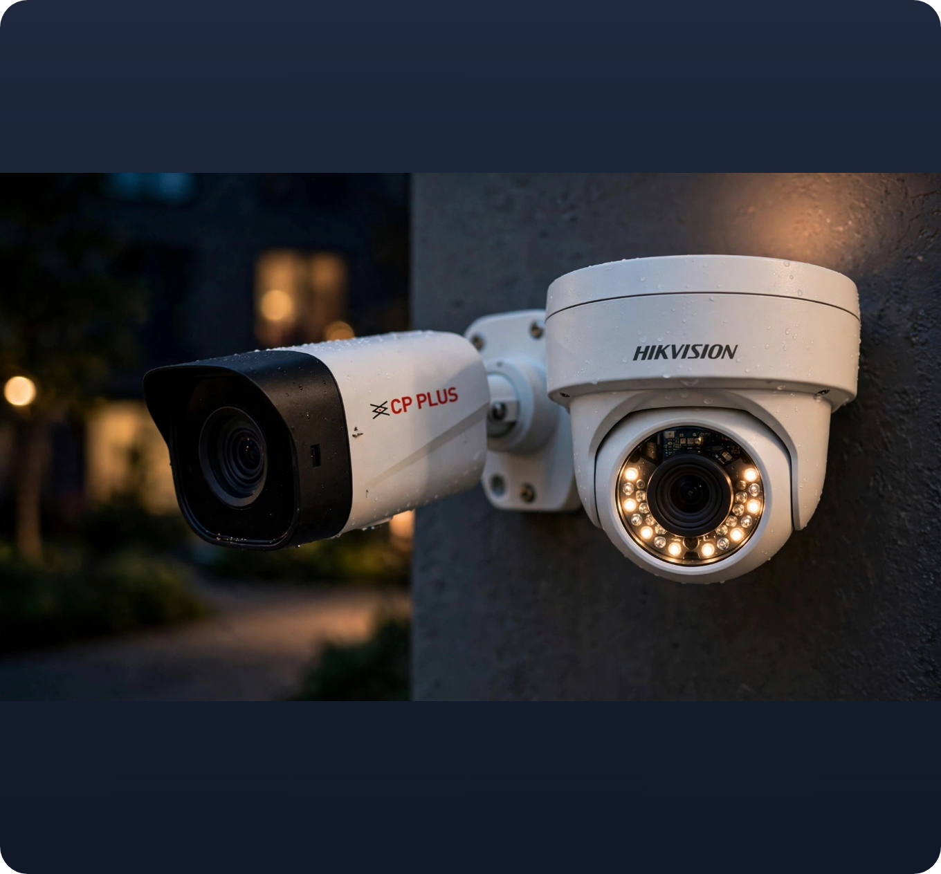 Modern CCTV security camera